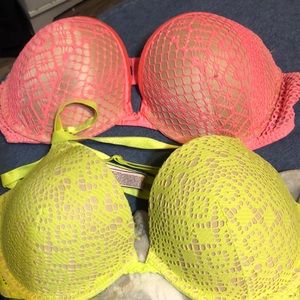 Victoria Secret push up bras